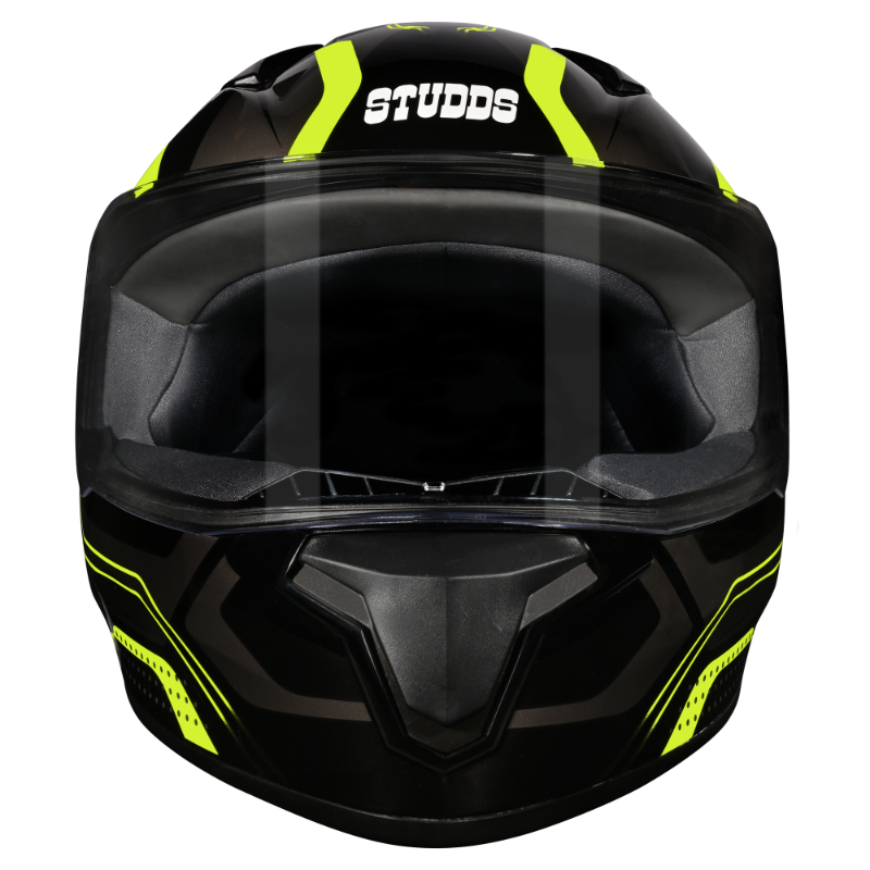 THUNDER DRAKEN D2 BLACK FLU. YELLOW N5 FRONT THUNDER DRAKEN D2 BLACK FLU. YELLOW N5 FRONT