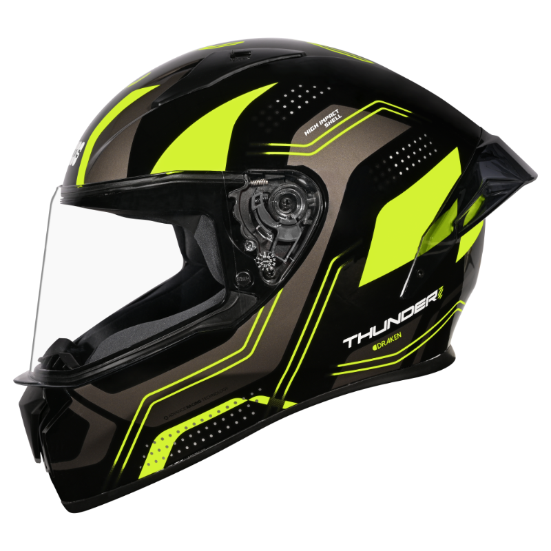 THUNDER DRAKEN D2 BLACK FLU. YELLOW N5 LEFT THUNDER DRAKEN D2 BLACK FLU. YELLOW N5 LEFT