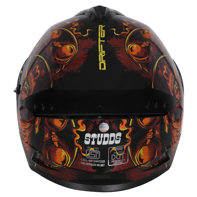 DRIFTER D3 RAMPAGE BLACK RED N10 BACK DRIFTER D3 RAMPAGE BLACK RED N10 BACK