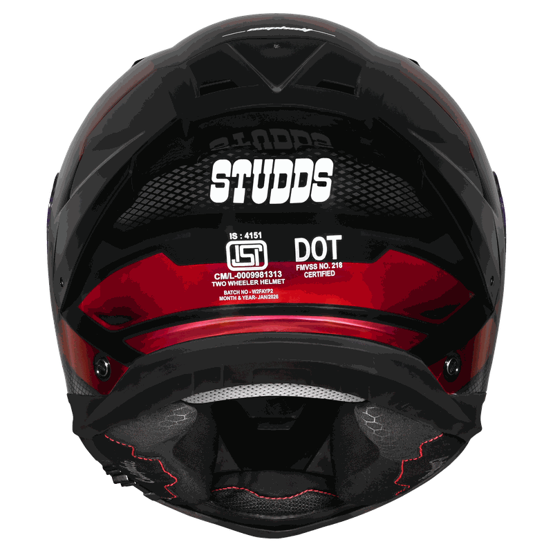 HELIOS ASPHALT BLACK N2 RED CHROME BACK HELIOS ASPHALT BLACK N2 RED CHROME BACK