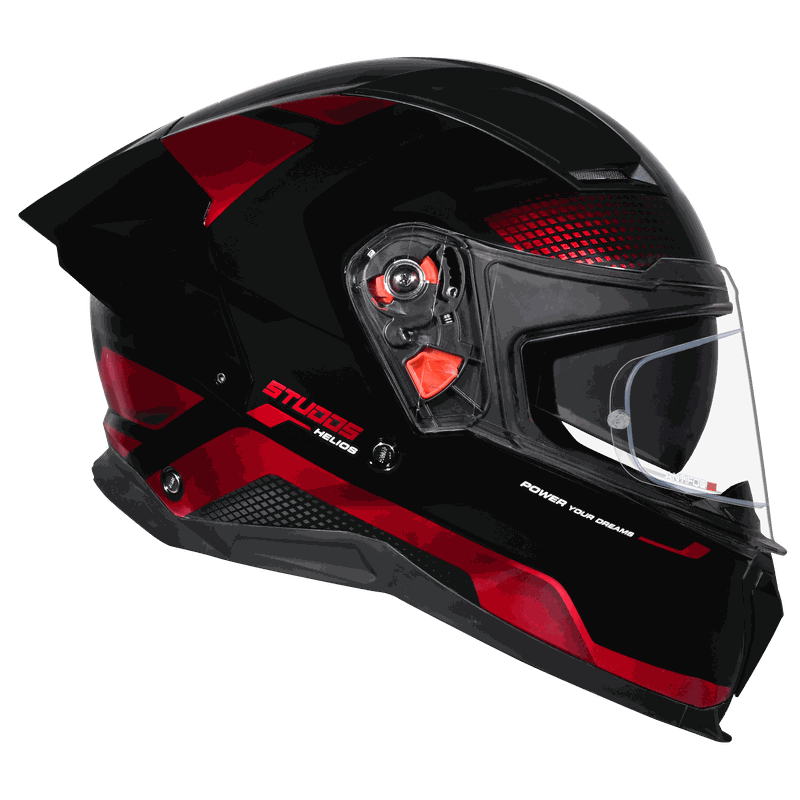 HELIOS ASPHALT BLACK N2 RED CHROME RIGHT HELIOS ASPHALT BLACK N2 RED CHROME RIGHT